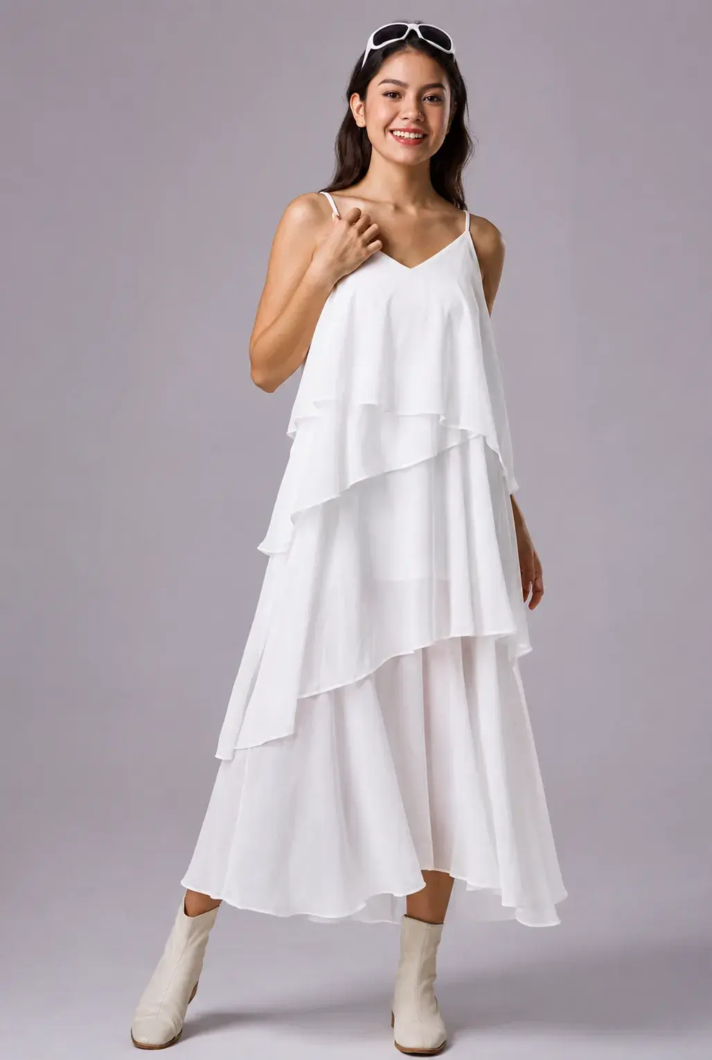 Serena Georgette Strap Maxi (M23309)